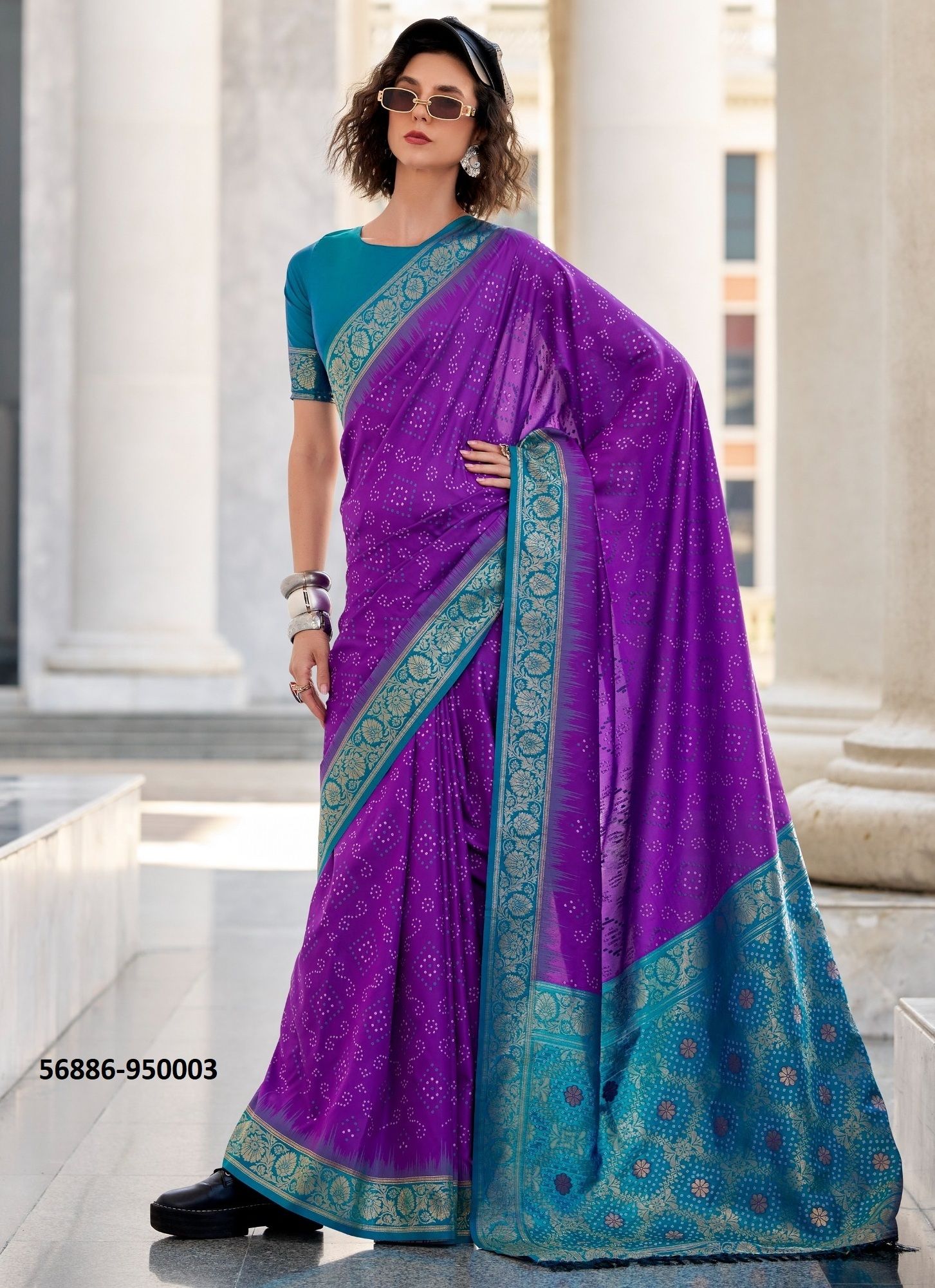 ZARA SILK - CATALOG # 56886 (SET OF 7 SAREES) by BRAND STROLLAY ®