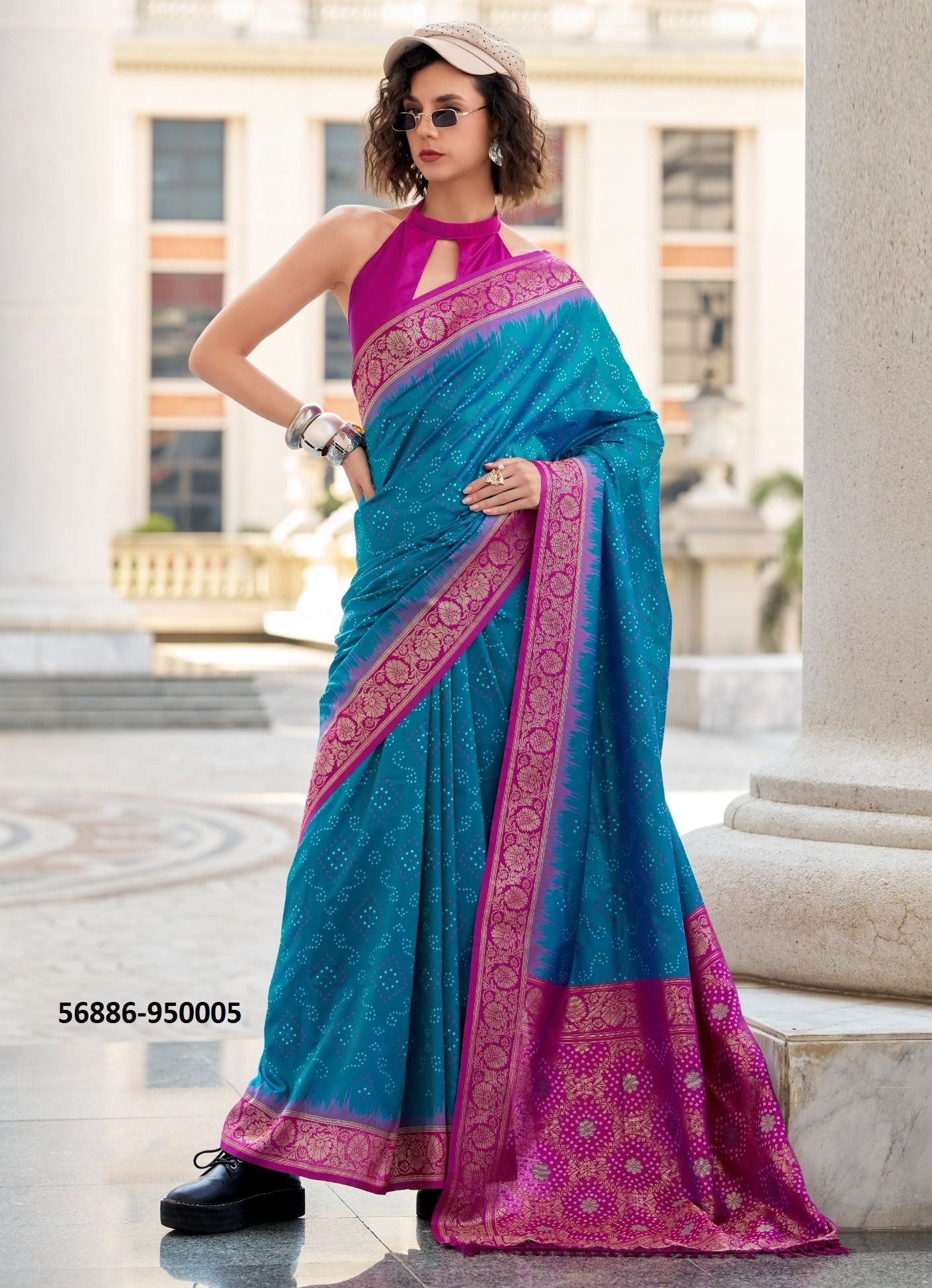 ZARA SILK - CATALOG # 56886 (SET OF 7 SAREES) by BRAND STROLLAY ®
