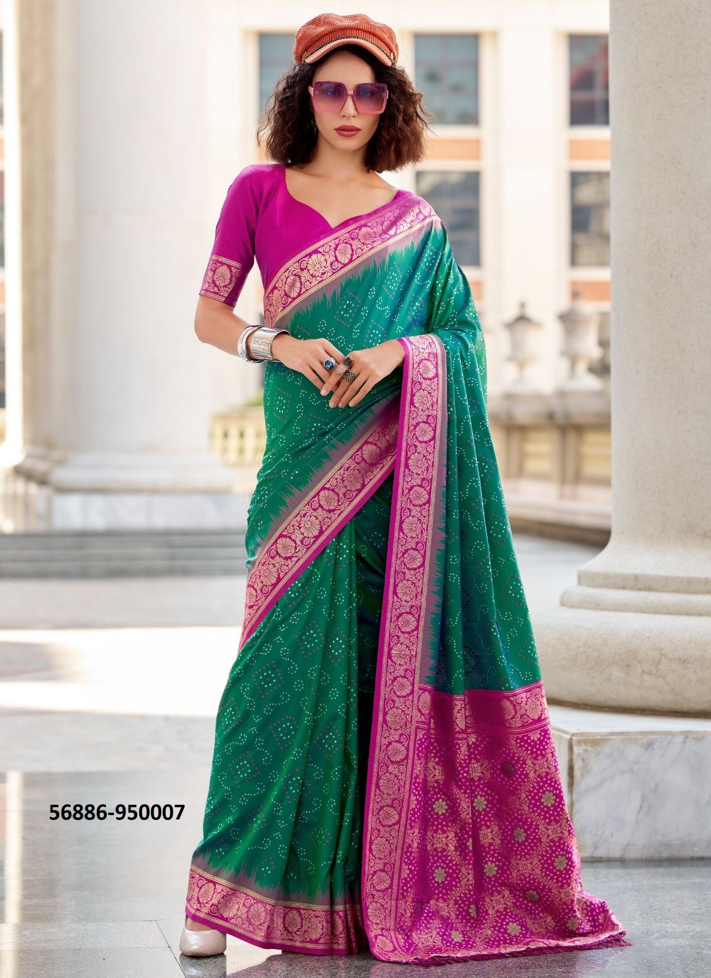 ZARA SILK - CATALOG # 56886 (SET OF 7 SAREES) by BRAND STROLLAY ®