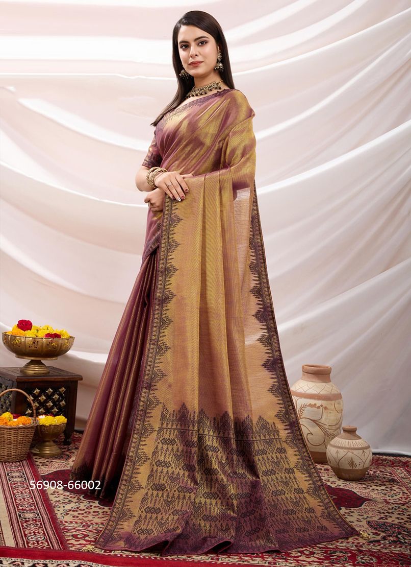 ZAYRA - Catalog # 56908 (Set of 8 SAREES) by Brand S-ETHNIC LIFESTYLE