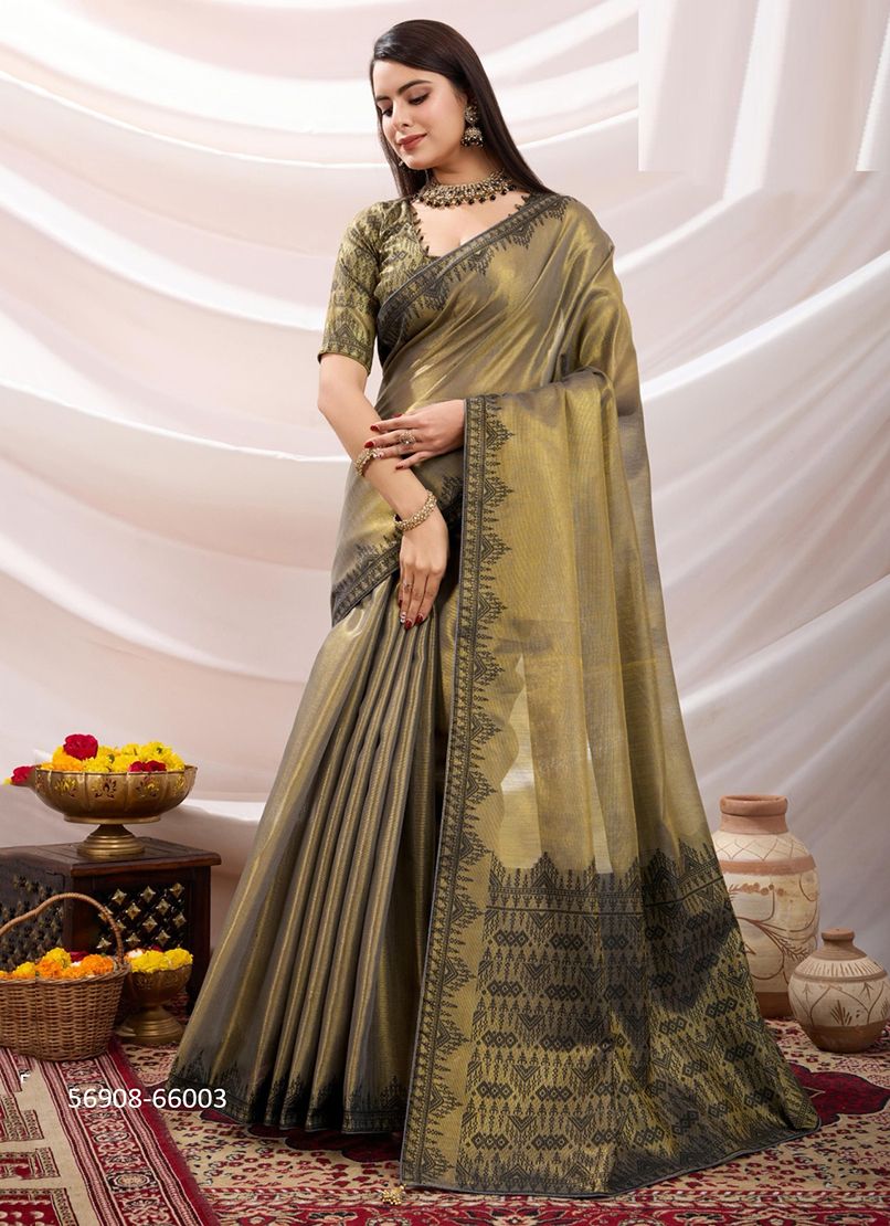 ZAYRA - Catalog # 56908 (Set of 8 SAREES) by Brand S-ETHNIC LIFESTYLE