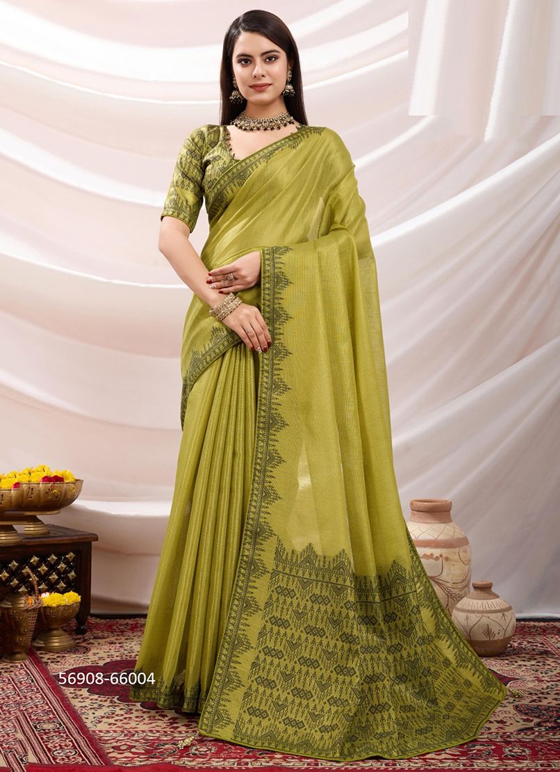 ZAYRA - Catalog # 56908 (Set of 8 SAREES) by Brand S-ETHNIC LIFESTYLE