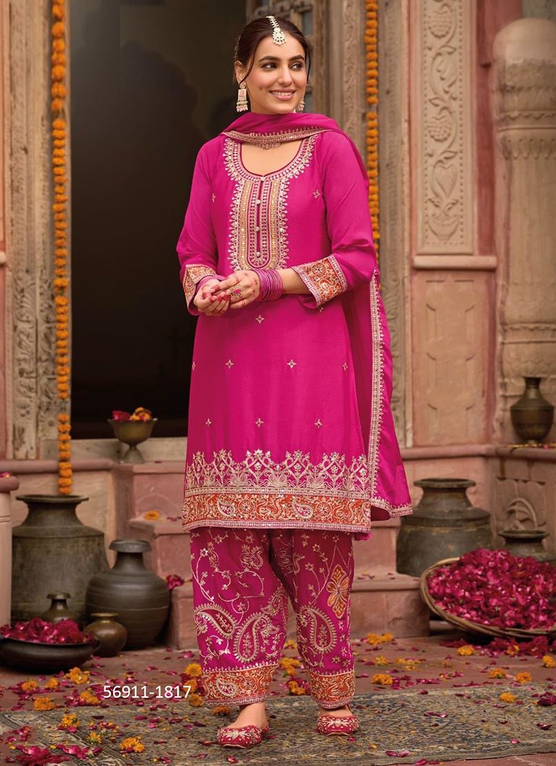 KASHISH - Catalog # 56911 (Set of 3 READYMADE SUITS) by Brand EBA LIFESTYLE