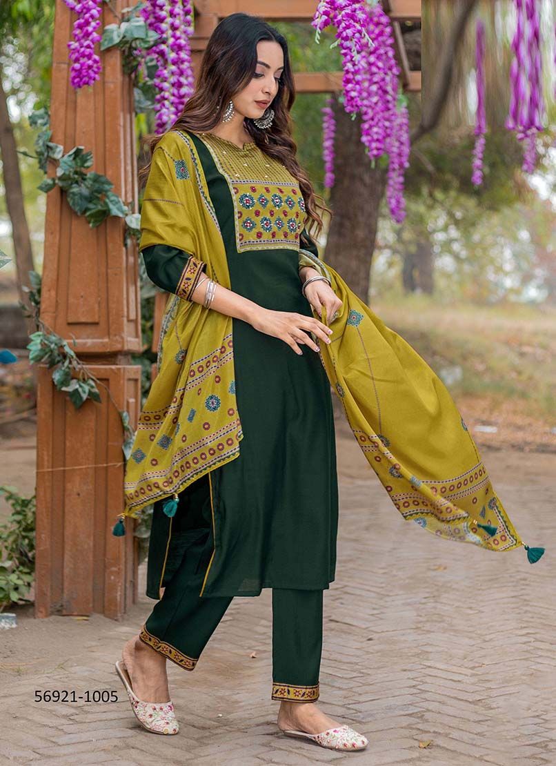 AMAYA - Catalog # 56921 (Set of 6 READYMADE SUITS) by Brand MITTOO
