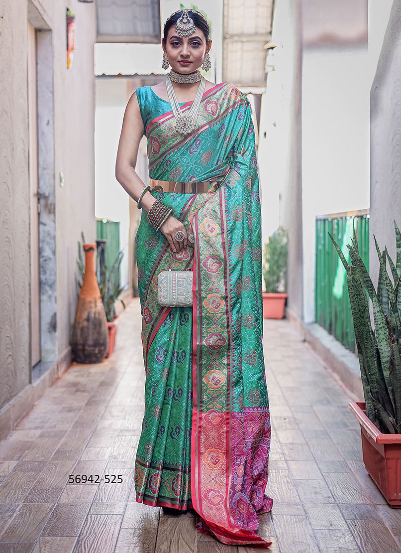 RUTUJA PATOLA - Catalog # 56942 (Set of 6 Sarees) by Brand STROLLAY ®