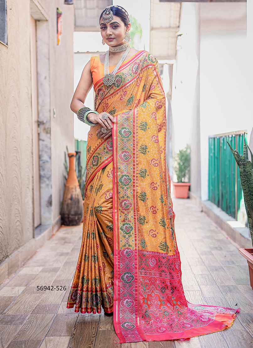 RUTUJA PATOLA - Catalog # 56942 (Set of 6 Sarees) by Brand STROLLAY ®