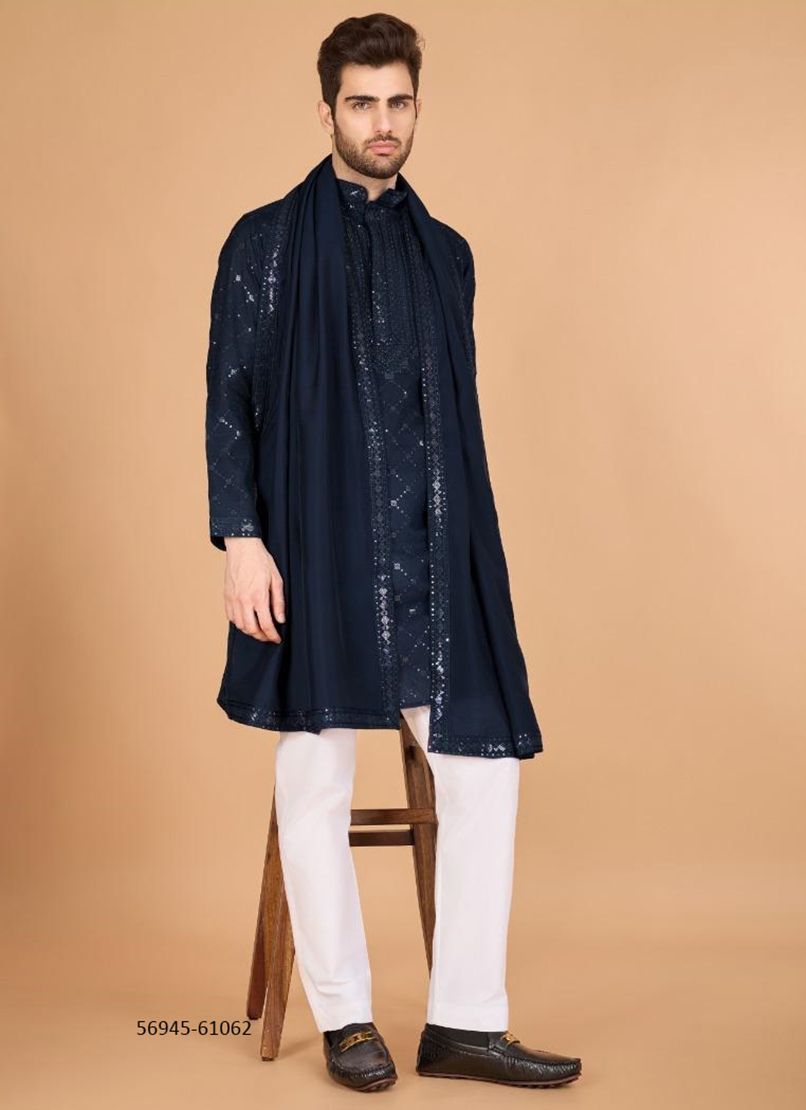 VASTRA MANTRA - Catalog # 56945 (Set of 6 Men's Ethnic Wear) by Brand SHUBHKALA VASTRA MANTRA - Catalog # 56945 (Set of 6 Men's Ethnic Wear) by Brand SHUBHKALA