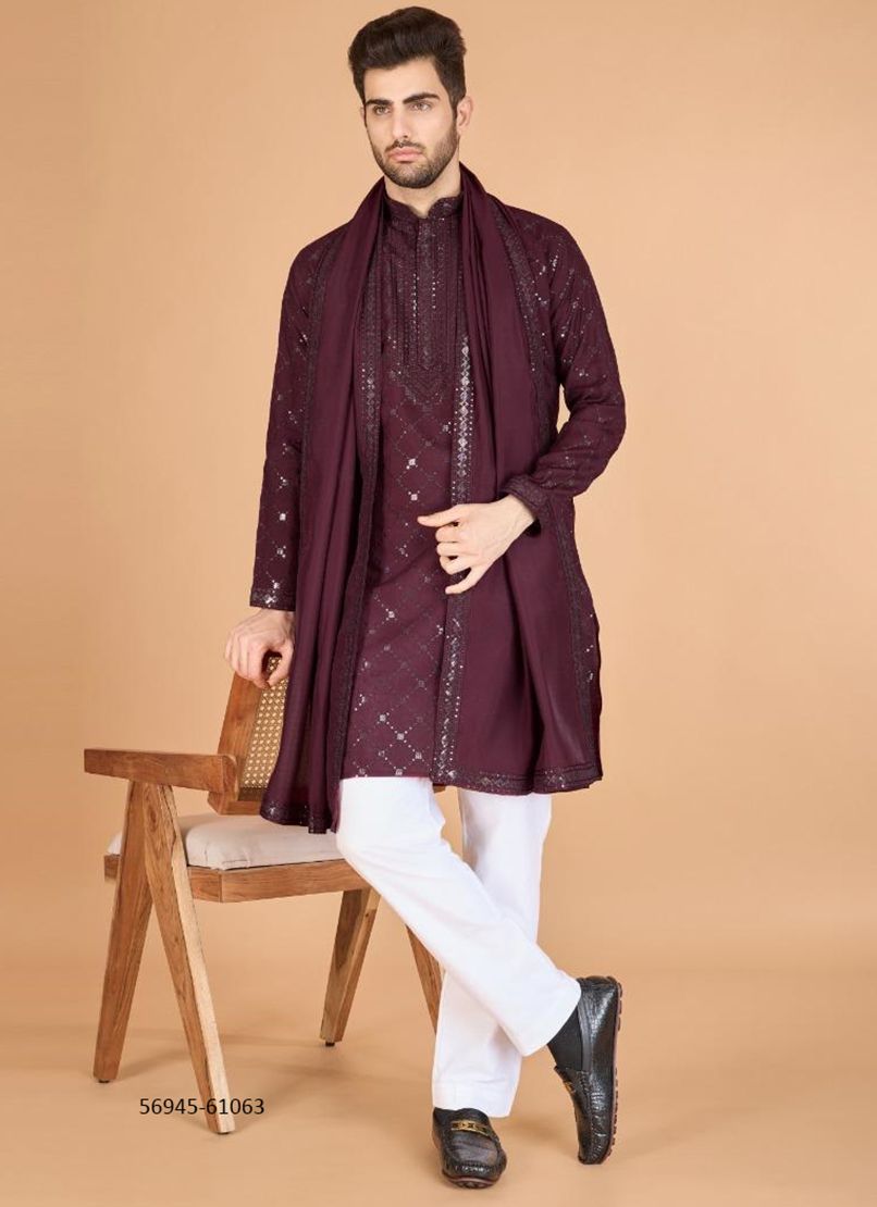VASTRA MANTRA - Catalog # 56945 (Set of 6 Men's Ethnic Wear) by Brand SHUBHKALA VASTRA MANTRA - Catalog # 56945 (Set of 6 Men's Ethnic Wear) by Brand SHUBHKALA