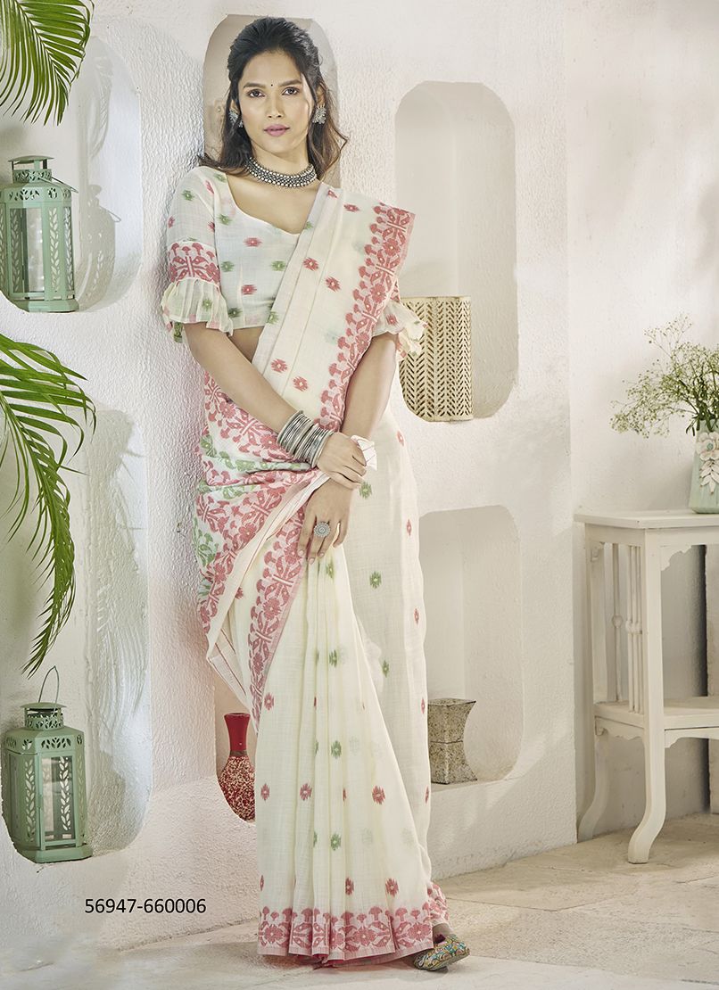DISHA SILK - Catalog # 56947 (Set of 6 Sarees) by Brand RAJPATH FABRICS