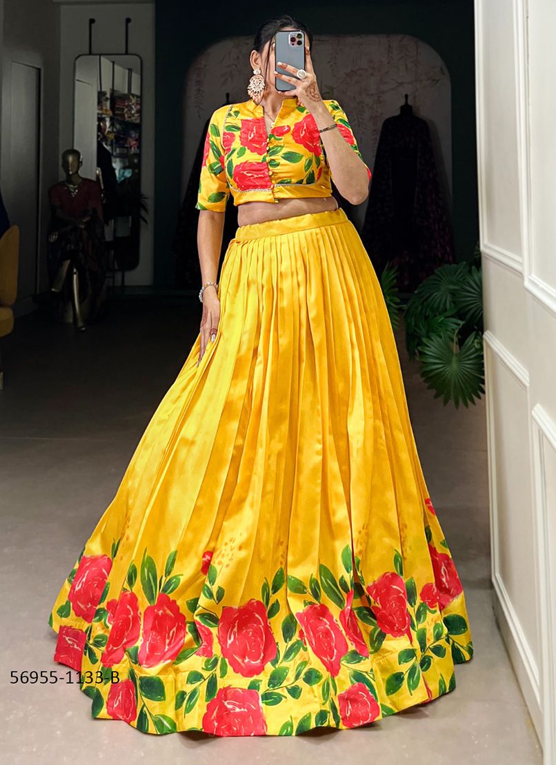 SERIES 1133 - Catalog # 56955 (Set of 2 Readymade Lehengas) by Brand STROLLAY ®