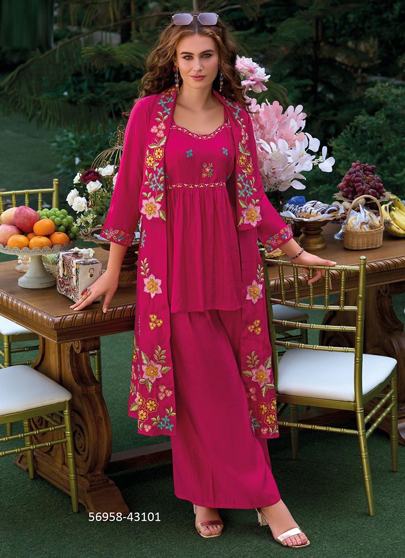 BLOOM - Catalog # 56958 (Set of 4 Tops With Bottoms) by Brand KAILEE FASHIONS BLOOM - Catalog # 56958 (Set of 4 Tops With Bottoms) by Brand KAILEE FASHIONS