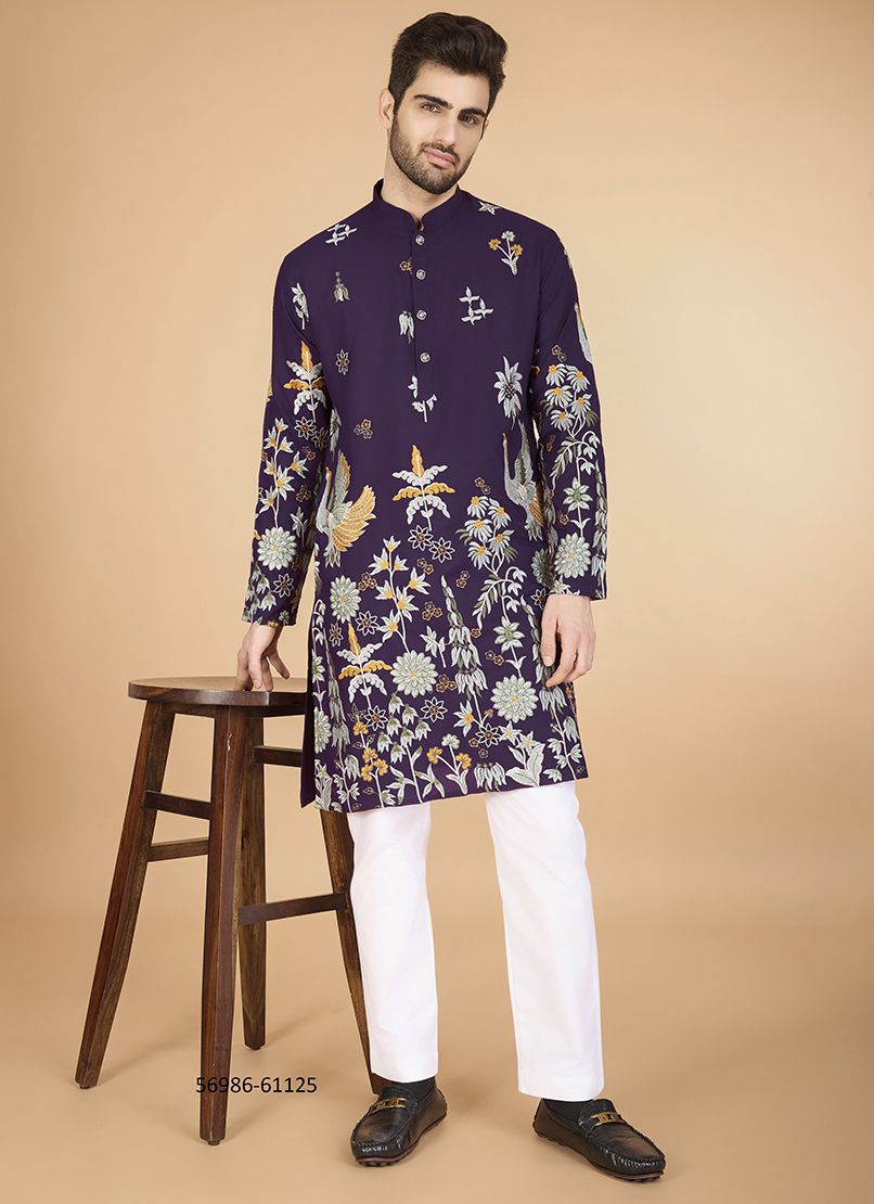 HERITAGE STYLE - Catalog # 56986 (Set of 6 Men's Ethnic Wear) by Brand SHUBHKALA