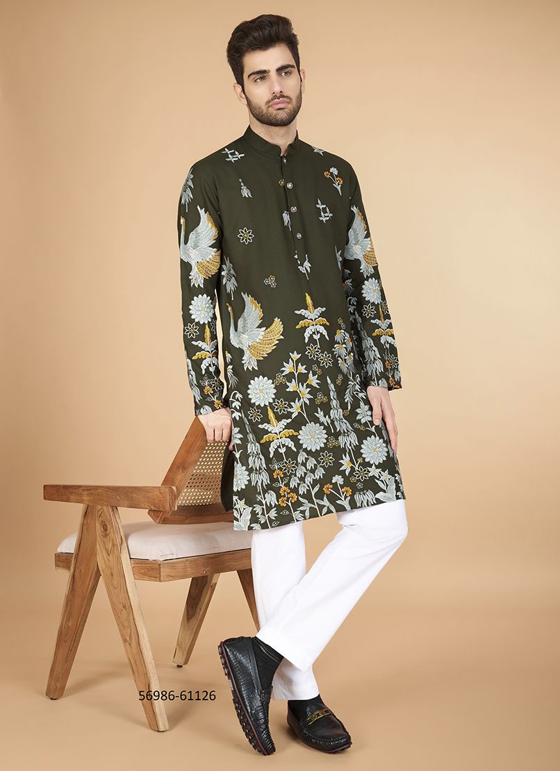 HERITAGE STYLE - Catalog # 56986 (Set of 6 Men's Ethnic Wear) by Brand SHUBHKALA