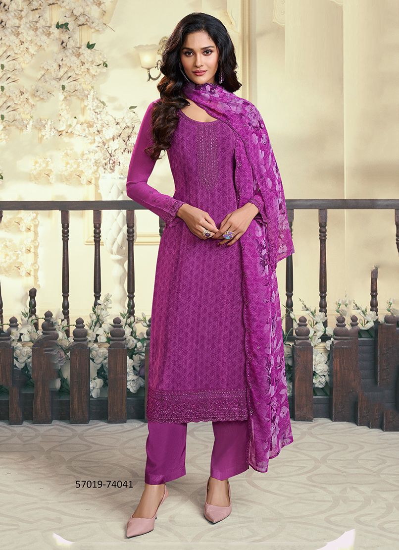 ROYAL CREPE 47 - Catalog # 57019 (Set of 8 Semi-Stitched / Un-Stitched Suits) by Brand VINAY FASHION LLP ROYAL CREPE 47 - Catalog # 57019 (Set of 8 Semi-Stitched / Un-Stitched Suits) by Brand VINAY FASHION LLP