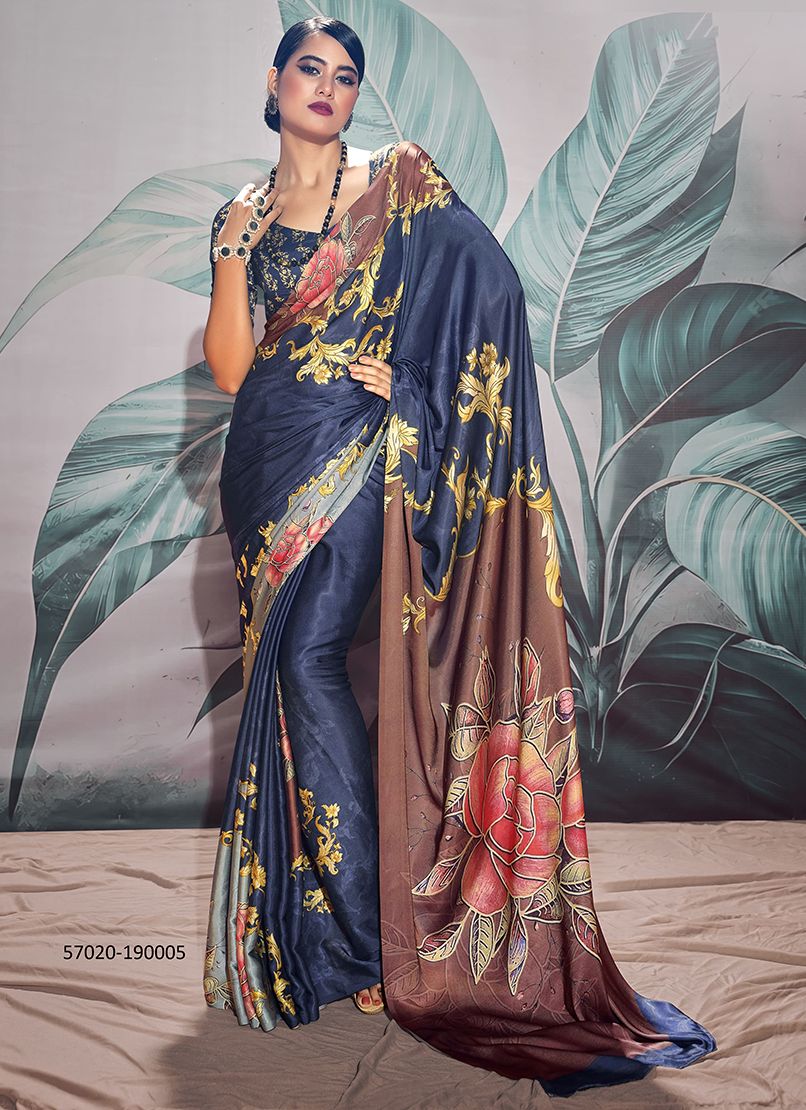 PATANG - Catalog # 57020 (Set of 8 Sarees) by Brand STROLLAY ® PATANG - Catalog # 57020 (Set of 8 Sarees) by Brand STROLLAY ®