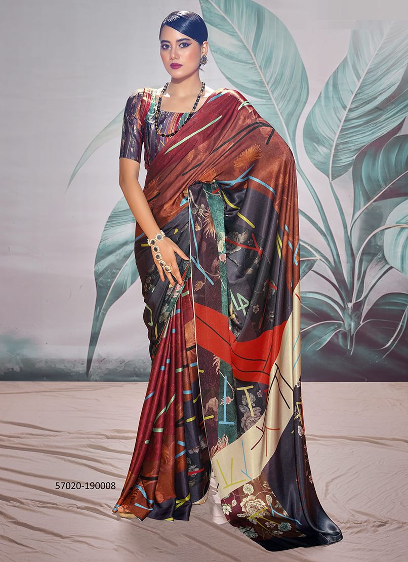 PATANG - Catalog # 57020 (Set of 8 Sarees) by Brand STROLLAY ® PATANG - Catalog # 57020 (Set of 8 Sarees) by Brand STROLLAY ®