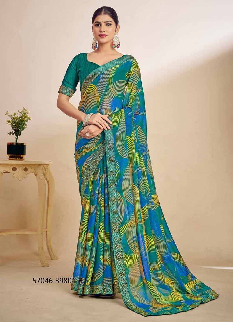 SIMAYAA 29 - Catalog # 57046 (Set of 12 Sarees) by Brand RUCHI SAREES