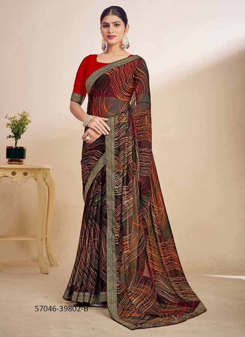 SIMAYAA 29 - Catalog # 57046 (Set of 12 Sarees) by Brand RUCHI SAREES