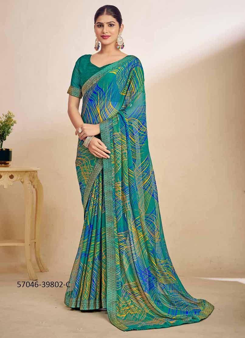 SIMAYAA 29 - Catalog # 57046 (Set of 12 Sarees) by Brand RUCHI SAREES