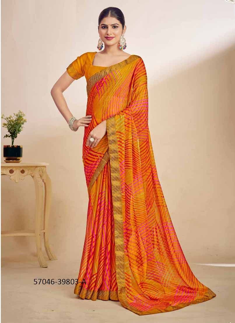 SIMAYAA 29 - Catalog # 57046 (Set of 12 Sarees) by Brand RUCHI SAREES