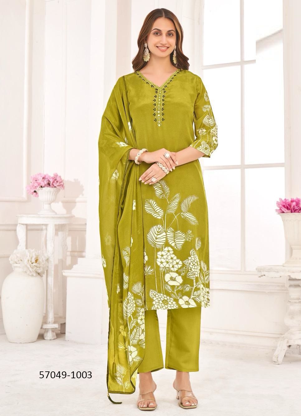 SUMERU - Catalog # 57049 (Set of 4 Readymade Salwar Suits) by Brand POONAM DESIGNER SUMERU - Catalog # 57049 (Set of 4 Readymade Salwar Suits) by Brand POONAM DESIGNER