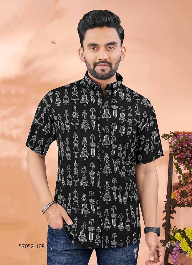 BLACK BEAUTY - Catalog # 57052 (Set of 13 Men's Ethnic Wear) by Brand SANGEET