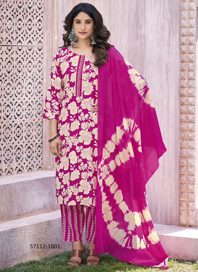 CELEBRITY - Catalog # 57112 (Set of 6 Readymade Salwar Suits) by Brand OSSM CELEBRITY - Catalog # 57112 (Set of 6 Readymade Salwar Suits) by Brand OSSM