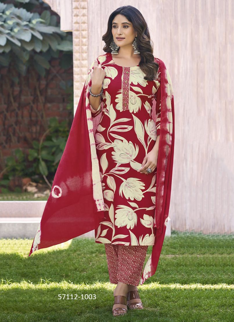CELEBRITY - Catalog # 57112 (Set of 6 Readymade Salwar Suits) by Brand OSSM CELEBRITY - Catalog # 57112 (Set of 6 Readymade Salwar Suits) by Brand OSSM