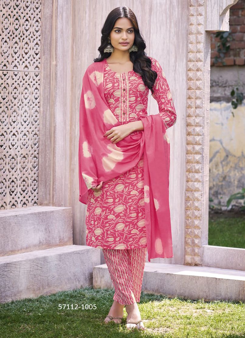 CELEBRITY - Catalog # 57112 (Set of 6 Readymade Salwar Suits) by Brand OSSM CELEBRITY - Catalog # 57112 (Set of 6 Readymade Salwar Suits) by Brand OSSM