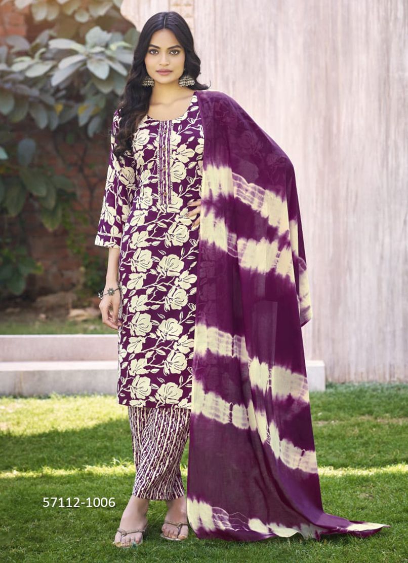 CELEBRITY - Catalog # 57112 (Set of 6 Readymade Salwar Suits) by Brand OSSM CELEBRITY - Catalog # 57112 (Set of 6 Readymade Salwar Suits) by Brand OSSM