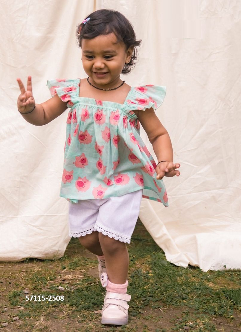 PEEK-A-BOO KIDS CO-ORD SET - Catalog # 57115 (Set of 8 Tops With Bottoms) by Brand HALEMONS