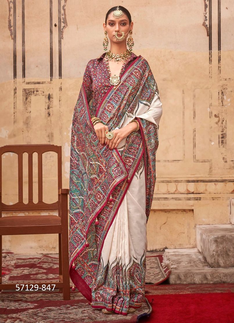RAMBHA - Catalog # 57129 (Set of 8 Sarees) by Brand KRESHVA RAMBHA - Catalog # 57129 (Set of 8 Sarees) by Brand KRESHVA
