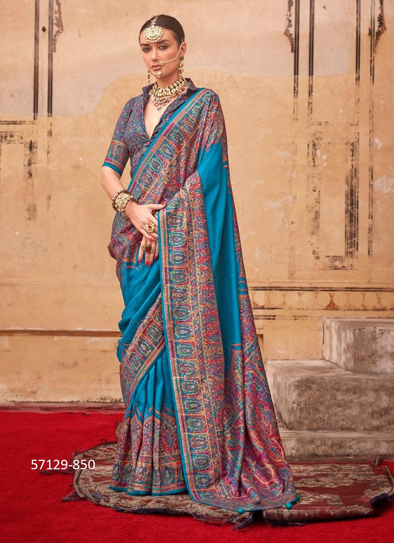RAMBHA - Catalog # 57129 (Set of 8 Sarees) by Brand KRESHVA RAMBHA - Catalog # 57129 (Set of 8 Sarees) by Brand KRESHVA