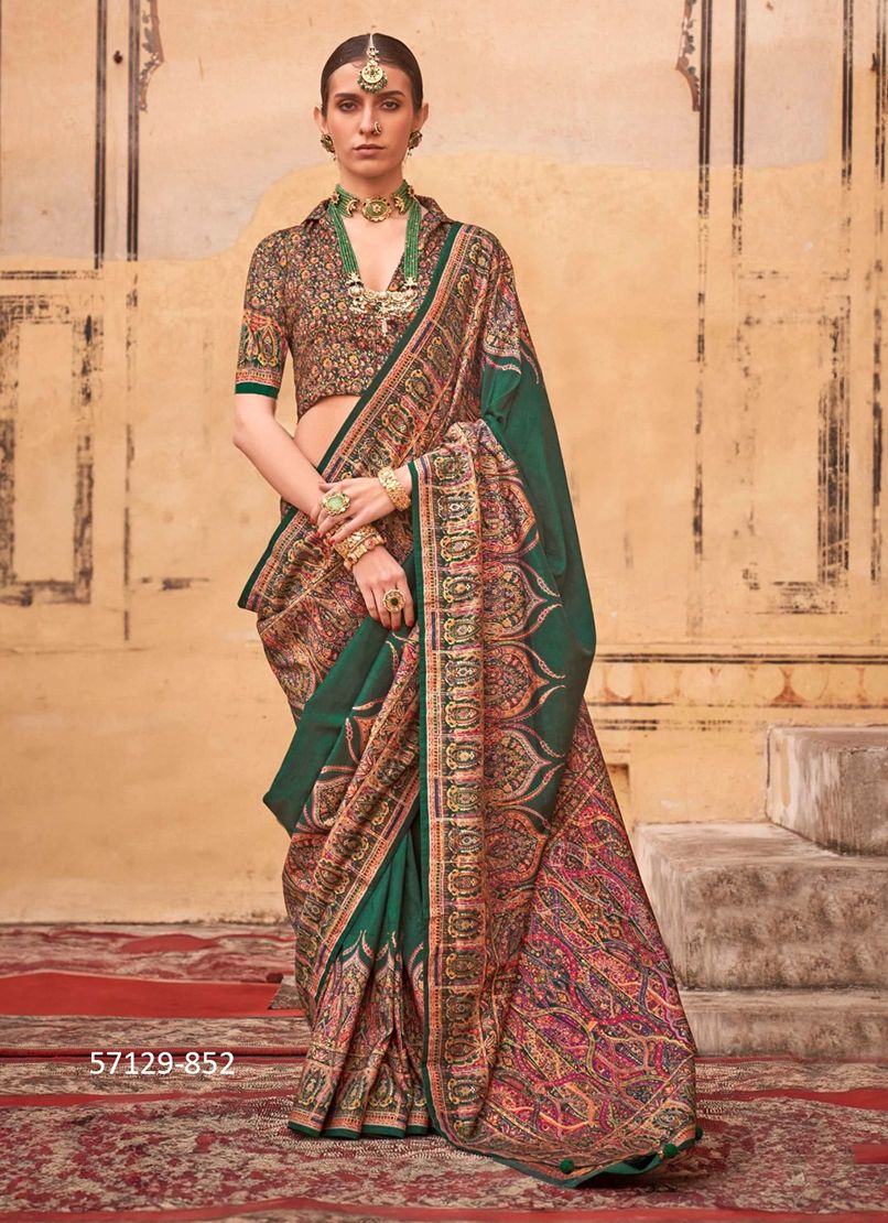 RAMBHA - Catalog # 57129 (Set of 8 Sarees) by Brand KRESHVA RAMBHA - Catalog # 57129 (Set of 8 Sarees) by Brand KRESHVA