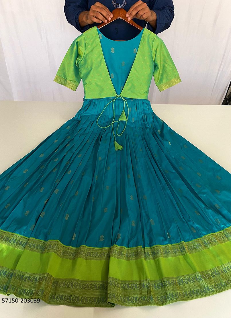 KURTI WITH ATTACHED KOTI & THREAD - Catalog # 57150 (Set of 6 Readymade Women's Kurtis / Tops) by Brand STROLLAY ®