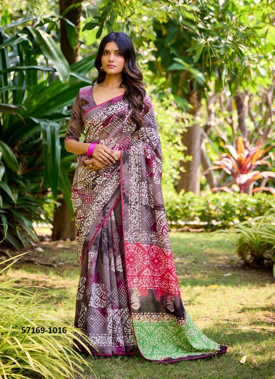SAMSARA 2 - Catalog # 57169 (Set of 10 Sarees) by Brand SR SAREES