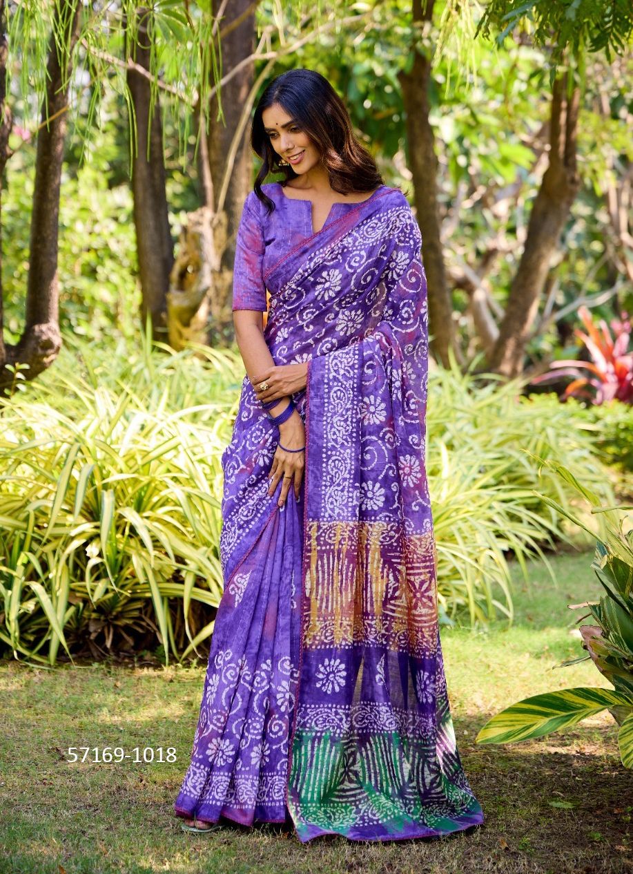 SAMSARA 2 - Catalog # 57169 (Set of 10 Sarees) by Brand SR SAREES