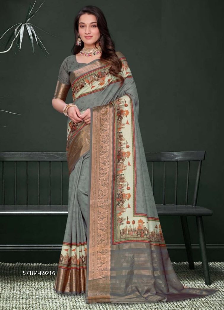 MUDITA - Catalog # 57184 (Set of 9 Sarees) by Brand VIPUL FASHIONS