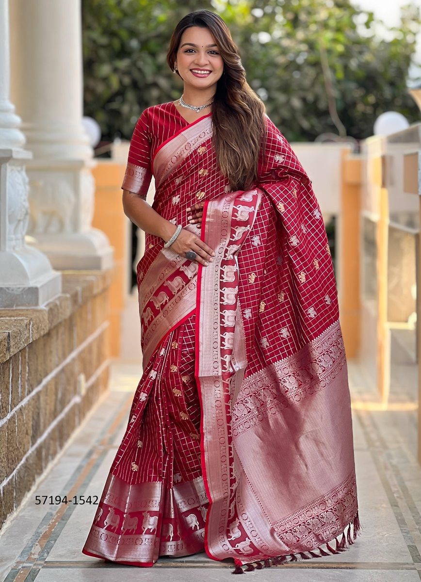 RAJSHREE - Catalog # 57194 (Set of 7 Sarees) by Brand STROLLAY ®