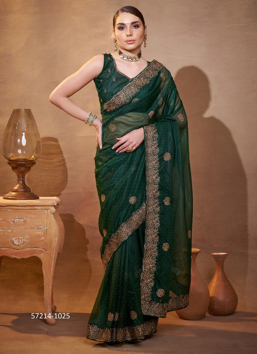 SERIES 1024-1030 - Catalog # 57214 (Set of 7 Sarees) by Brand STROLLAY ®
