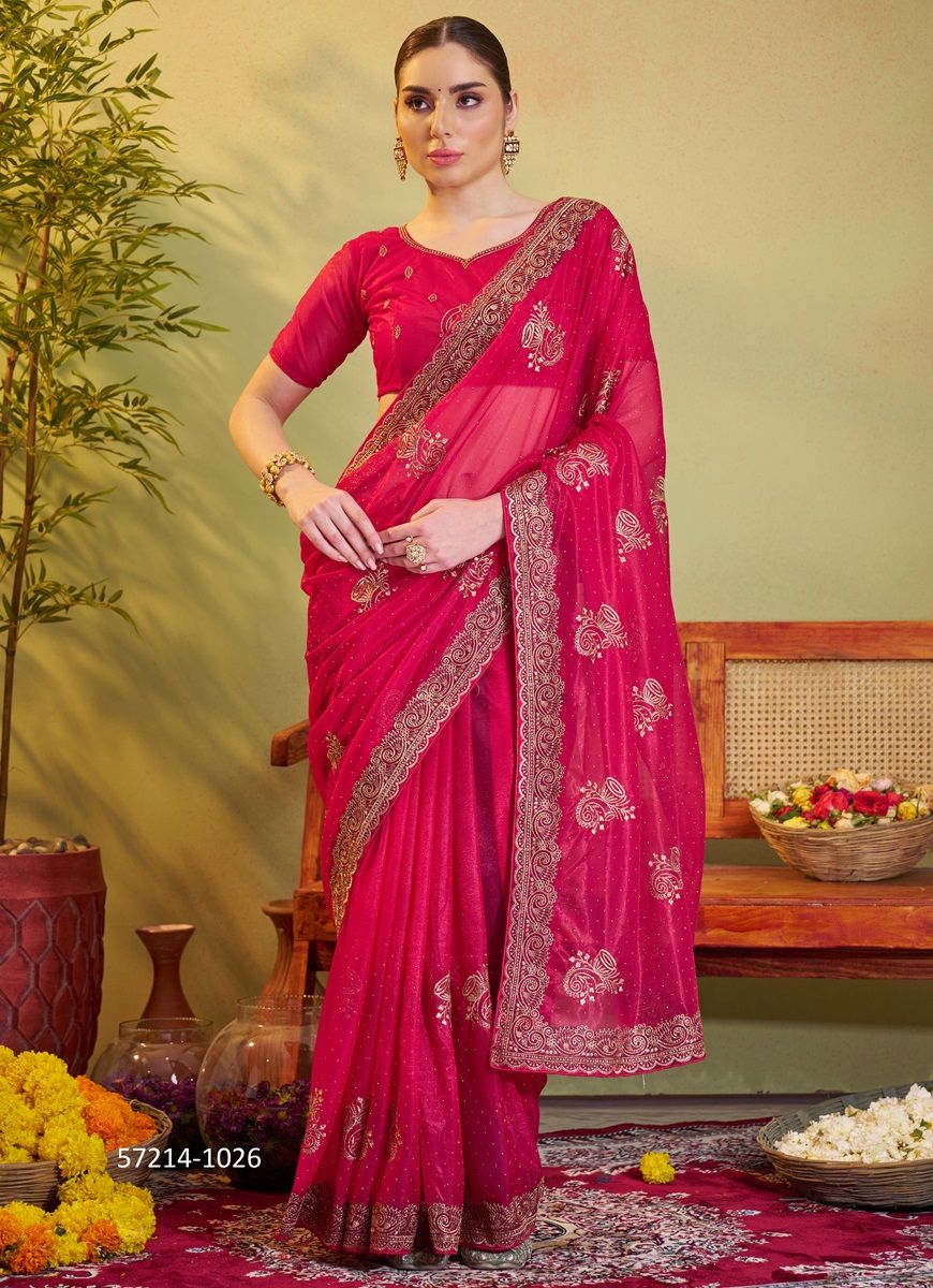 SERIES 1024-1030 - Catalog # 57214 (Set of 7 Sarees) by Brand STROLLAY ®