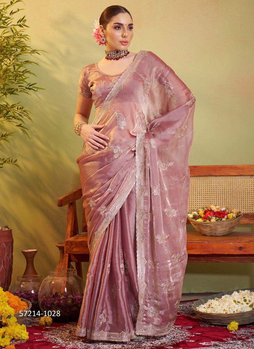 SERIES 1024-1030 - Catalog # 57214 (Set of 7 Sarees) by Brand STROLLAY ®