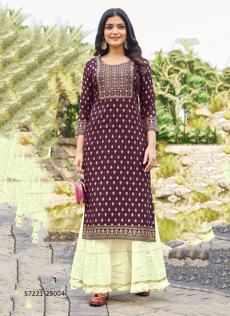 BIGG BOSS 25 - Catalog # 57221 (Set of 8 Readymade Women's Kurtis / Tops) by Brand BLUE HILLS