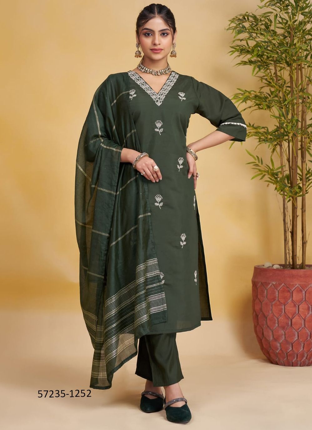 SERIES 1250-1253 - Catalog # 57235 (Set of 4 Readymade Salwar Suits) by Brand STROLLAY ® SERIES 1250-1253 - Catalog # 57235 (Set of 4 Readymade Salwar Suits) by Brand STROLLAY ®
