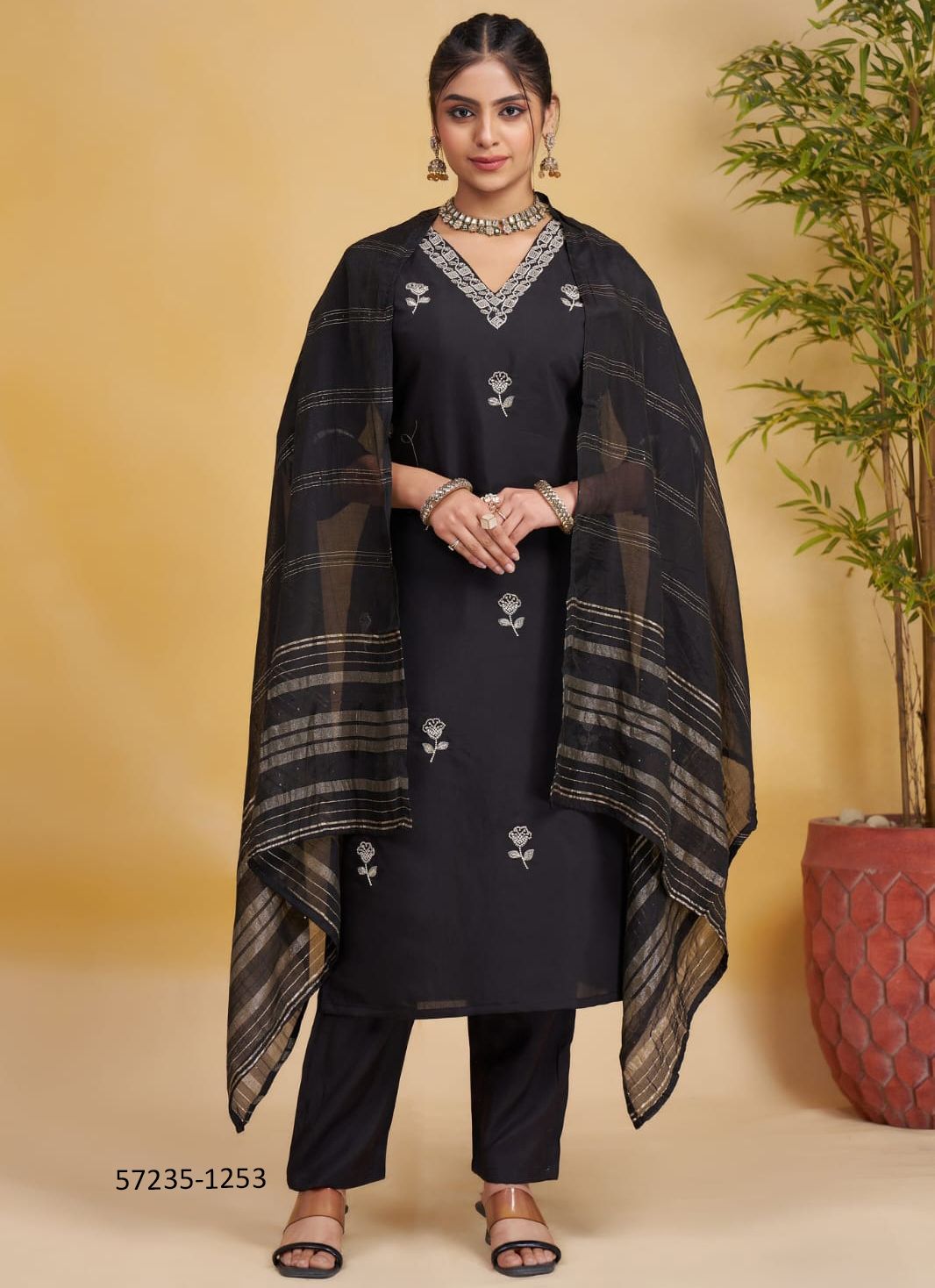 SERIES 1250-1253 - Catalog # 57235 (Set of 4 Readymade Salwar Suits) by Brand STROLLAY ® SERIES 1250-1253 - Catalog # 57235 (Set of 4 Readymade Salwar Suits) by Brand STROLLAY ®