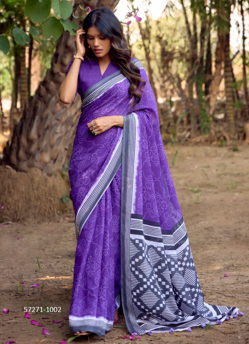 DARSHANA - Catalog # 57271 (Set of 10 Sarees) by Brand SR SAREES