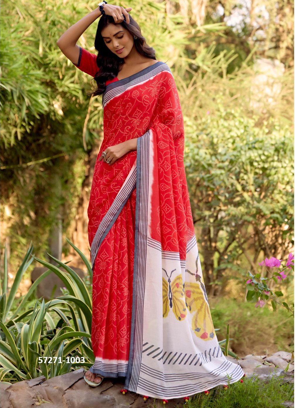 DARSHANA - Catalog # 57271 (Set of 10 Sarees) by Brand SR SAREES