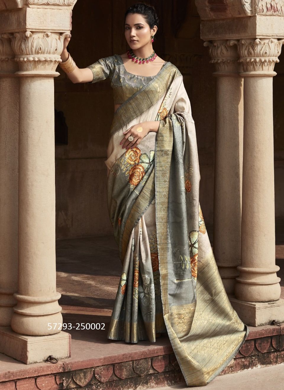 KAVYA SILK - Catalog # 57293 (Set of 8 Sarees) by Brand STROLLAY ®