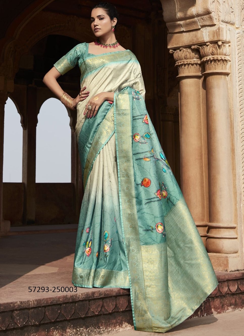 KAVYA SILK - Catalog # 57293 (Set of 8 Sarees) by Brand STROLLAY ®