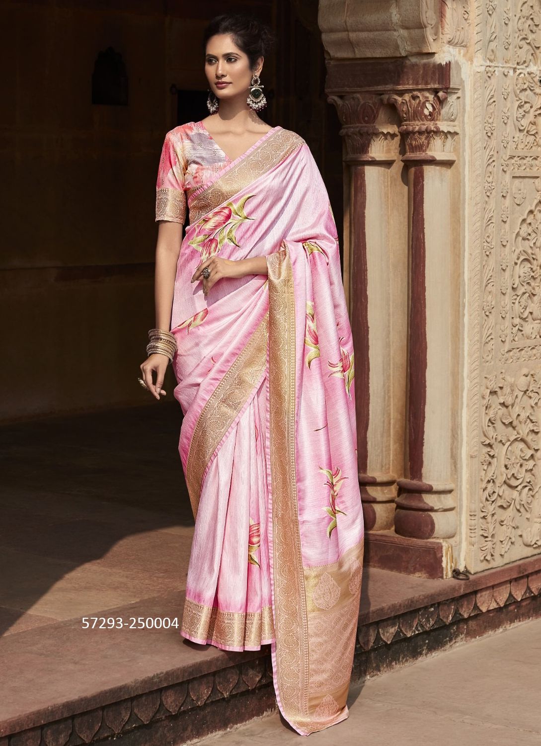 KAVYA SILK - Catalog # 57293 (Set of 8 Sarees) by Brand STROLLAY ®